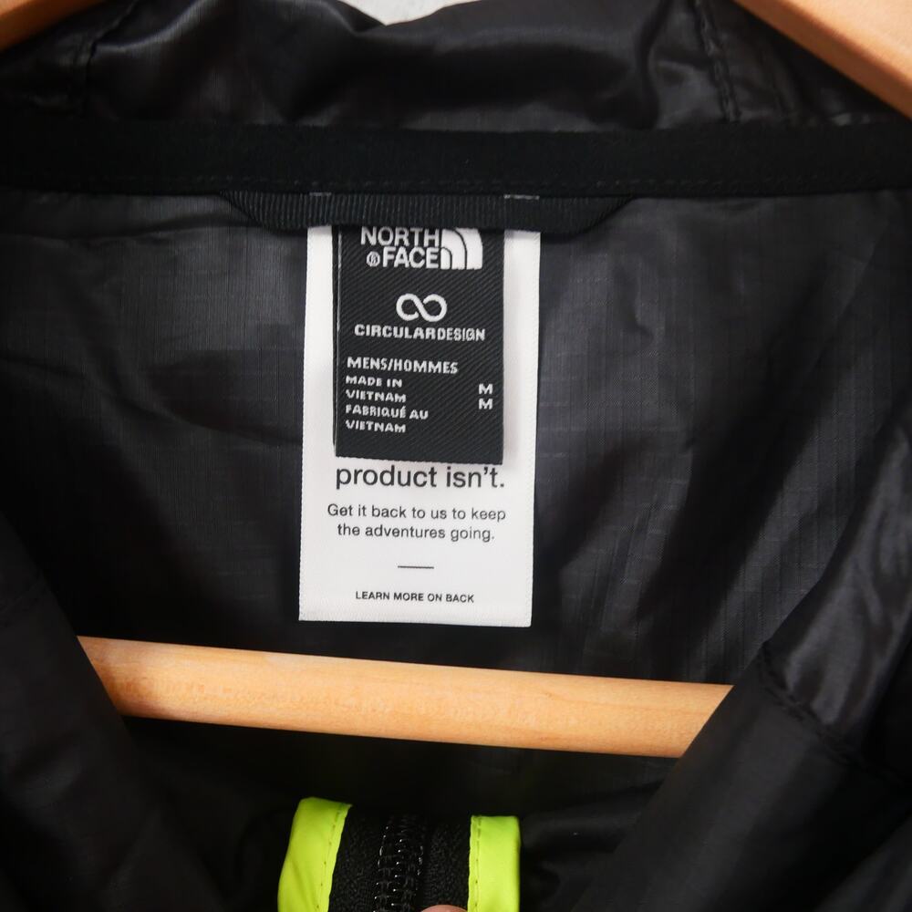 NEW The North Face Men's Medium Cyclone Jacket 3  Black Yellow Water Repellant - Picture 8 of 13